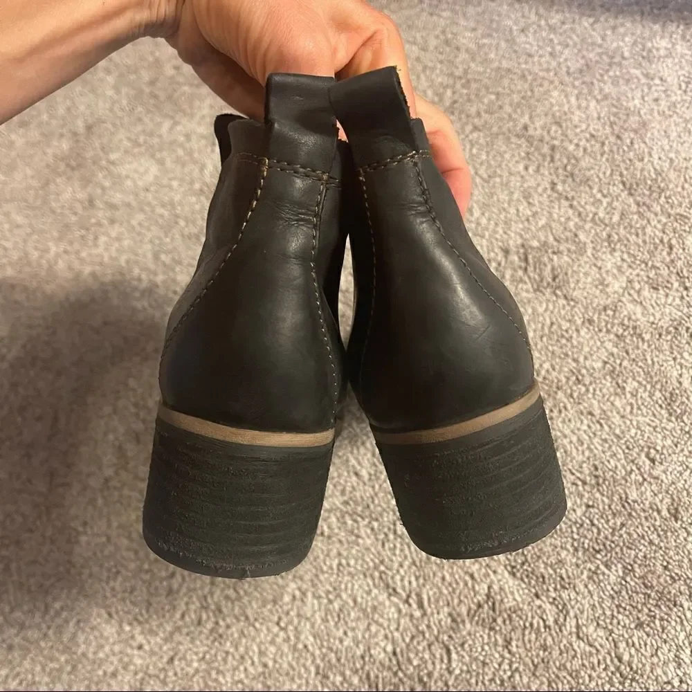 Kork-Ease Tea leather heeled ankle boots Size 6m